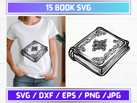 15 Book SVG: A Versatile Design Asset for Modern Creators