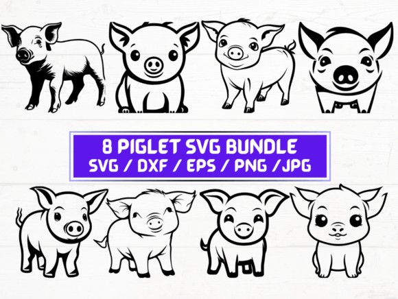8 Piglet SVG: A Versatile Digital Resource