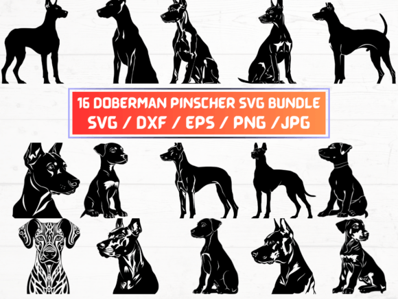 Doberman Pinscher SVG: A Versatile Design Asset