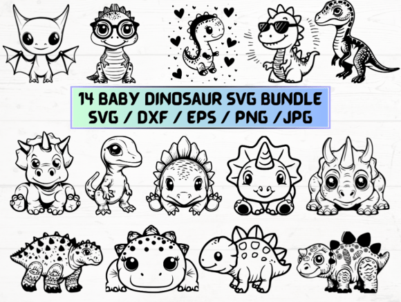 Exploring the Versatility of Baby Dinosaur Engraving Svg in Modern Design