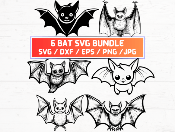 Exploring the Versatility of Bat SVG, DXF, EPS, JPG, and PNG Files