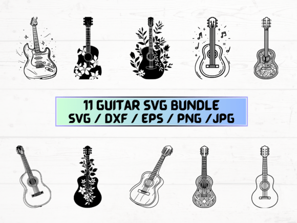 Guitar Svg Files for Cricut