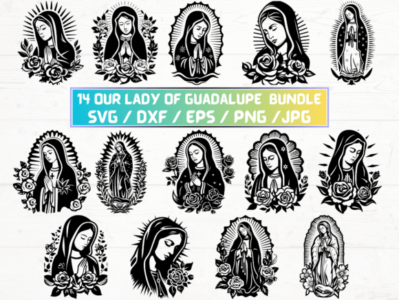 Our Lady of Guadalupe Stencil: A Creative and Practical Digital Design Resource