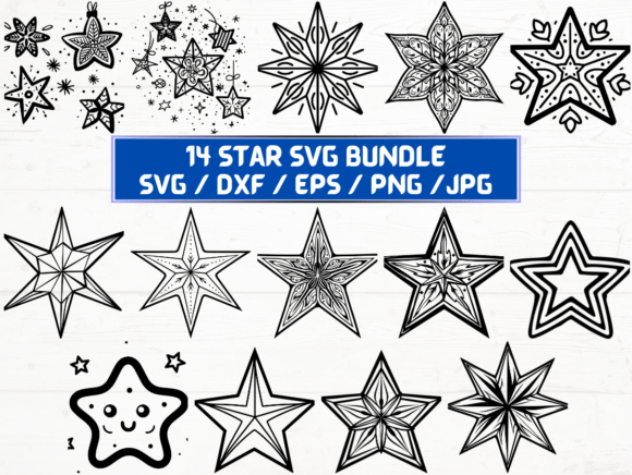Star SVG Bundle for Creative Projects