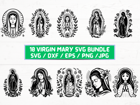 The Rise of the Virgin Mary SVG File: A Digital Asset for Modern Creatives